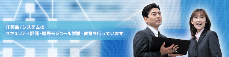 IT製品/システムのセキュリティ評価・コンサルティング・教育を行っています。